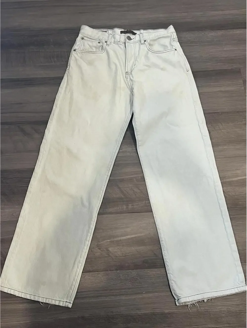 Banana Republic Fulton Skinny Chino Pants Men’s‎ 36x30 Beige Slim Fit